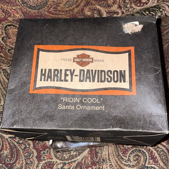 HARLEY DAVIDSON RIDIN COOL SANTA ORNAMENT - Picture 4 of 6